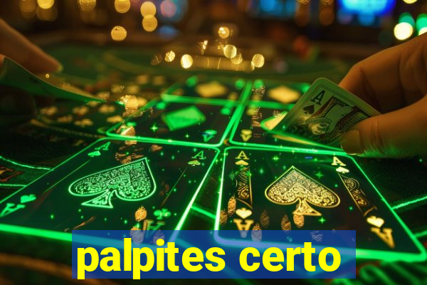 palpites certo